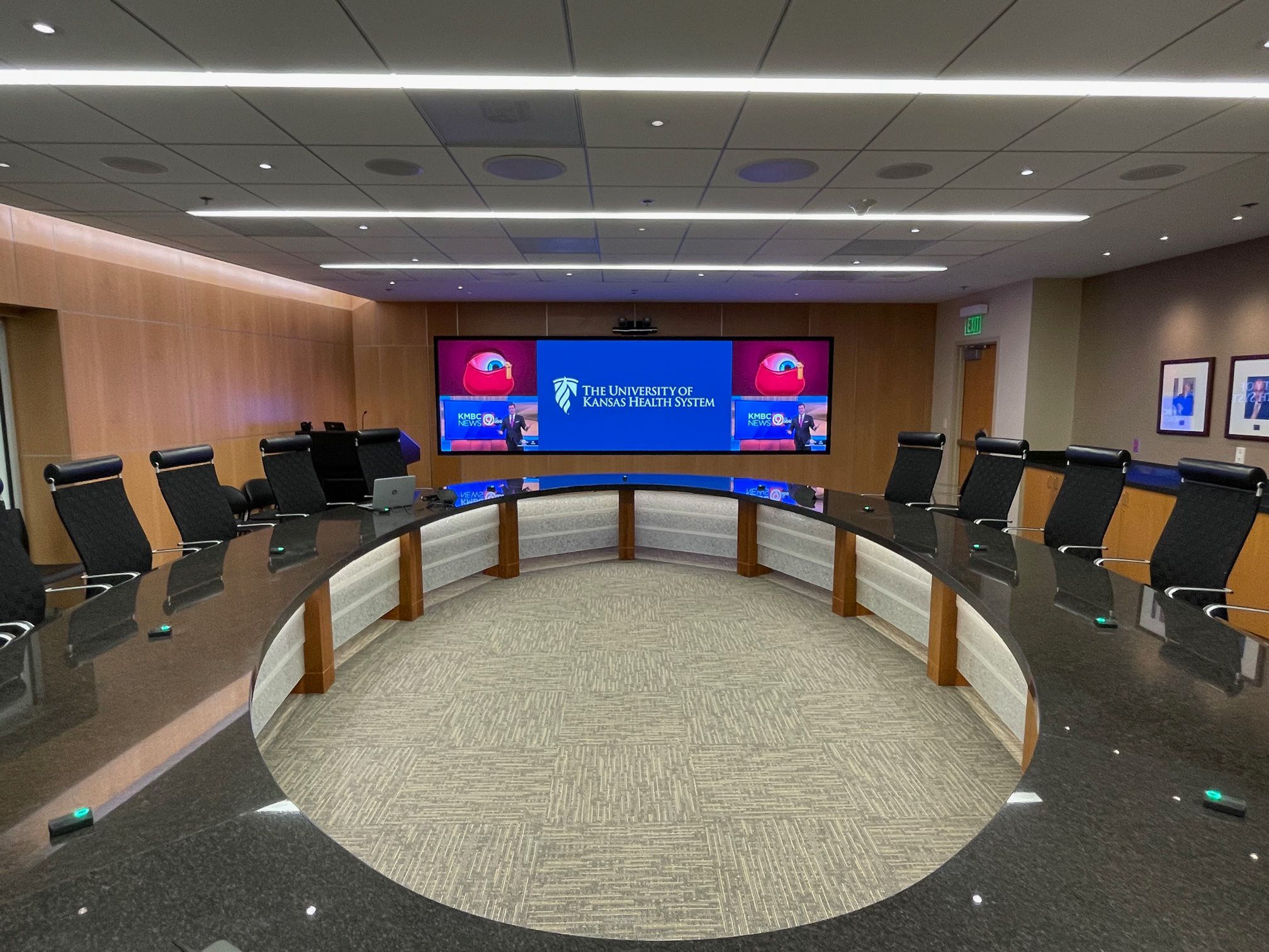 The University of Kansas Health System modernizes the boardroom with